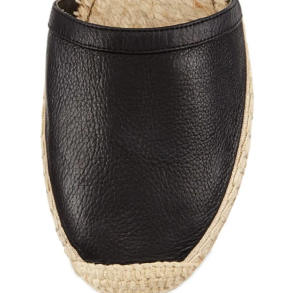 NIB $175 Rebecca Minkoff Gilles Studded Espadrille Flat, Black, Size 7!